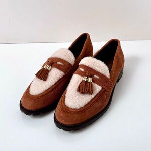 Talbots Cassidy Sherpa Loafers – Women’s Size 8 – Brown – Like New - Business